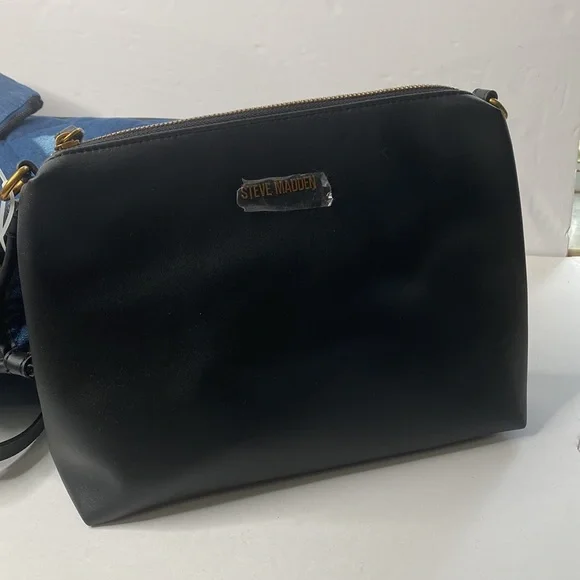 Steve Madden Bclair Quilted Denim Tote Bag Set - Picture 14 of 16